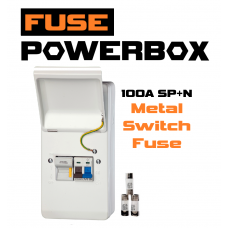 100A SP+N Metal Switch Fuse - comes with 3 fuses (63a, 80a, 100a)